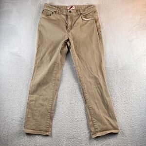 Best Made Co Mens 34x30 Khaki Tan Cotton Stretch Twill Straight Leg Pants B2167